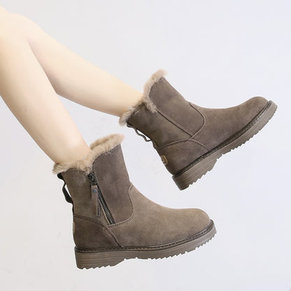 Korean style thick-soled short Martin boots