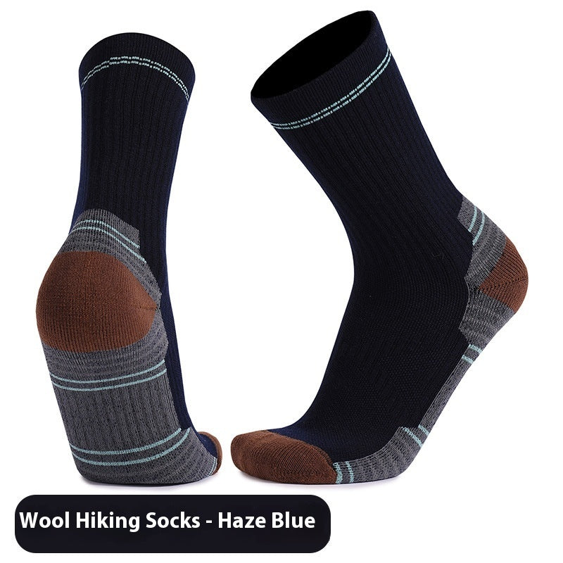 Men's And Women's Warm Wool Knee-high Sports Socks