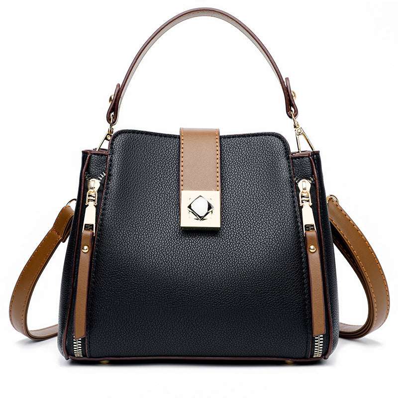 Fashion Casual All-match Shoulder Women's Bag Crossbody Portable Large-capacity Bucket Bag