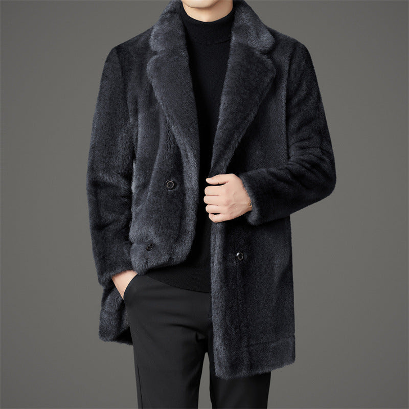 Reversible Mink Fur Coat Xuelan Mink Fur Warm Coat On Both Sides | Ectron Online
