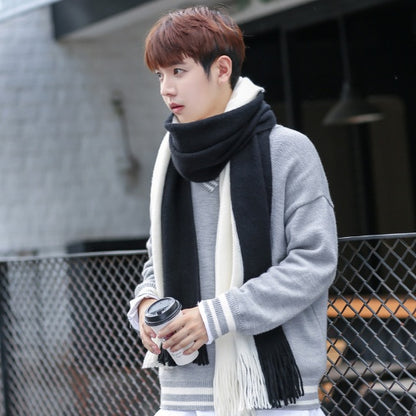 Men Scarves Can Match Colors Fashion Men's Scarves | Ectron Online