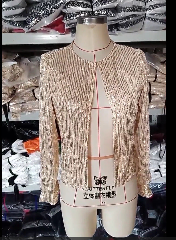 Women's Sequined Jacket, Stylish and Trendy Outerwear & Jackets | Ectron Online