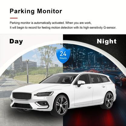 3-Lens HD 1080P Dash Cam | Parking Monitor & Rearview Reversing Camera Driving Recorder HD 1080P Three-lens Par | Ectron Online