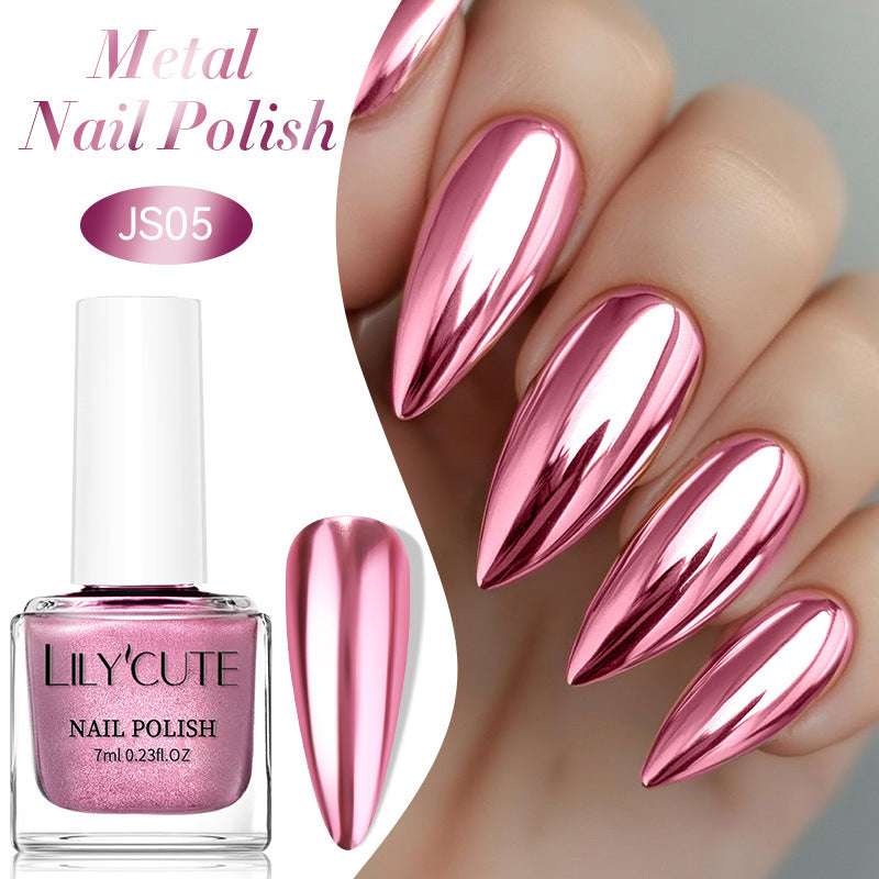 Quick-Dry Metallic Mirror Nail Polish Quick-dry Metallic Mirror Nail Polish, N | Ectron Online