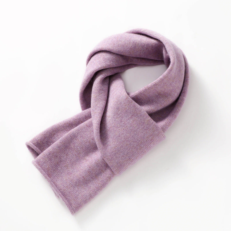 Purple scarf on a white background