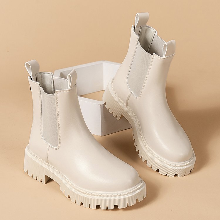 Summer Thin Platform Martin Boots - Smoke Pipe Style

