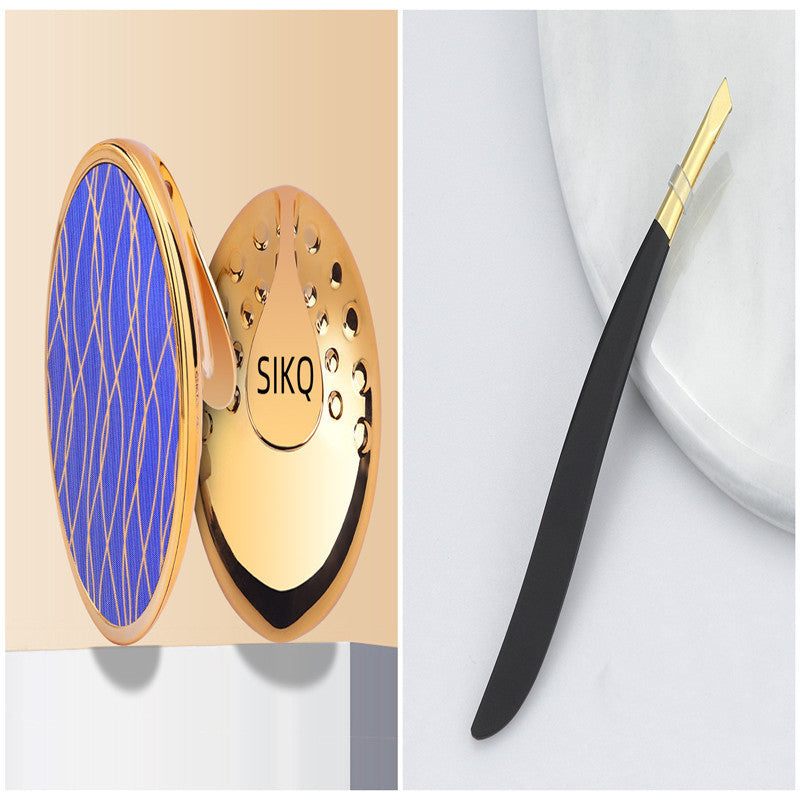 Stainless Steel Beauty Tweezers for Eyebrow Trimming & Grooming Stainless Steel Beauty Tweezers Oblique | Ectron Online