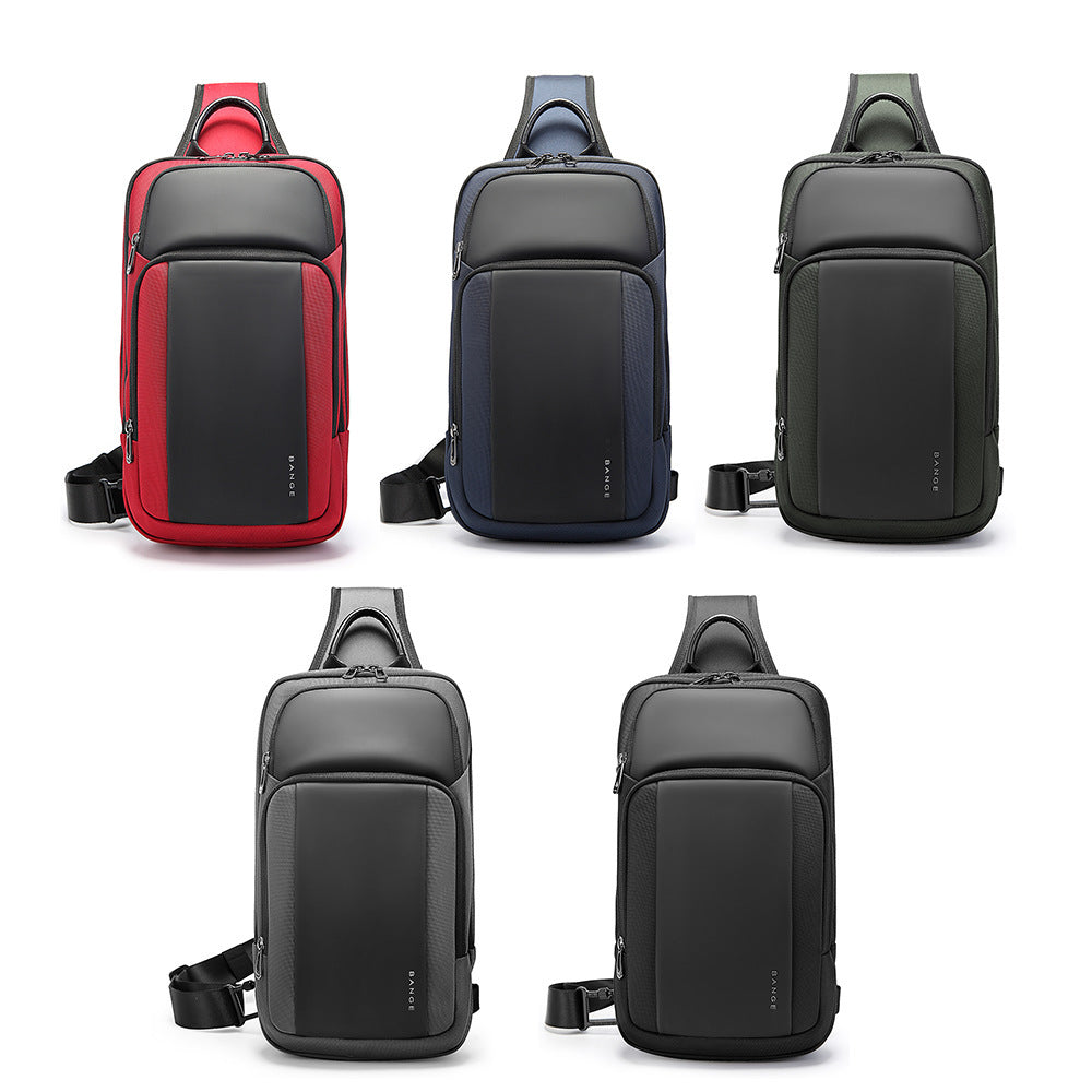 Men's Waterproof Leisure Shoulder Chest Bag