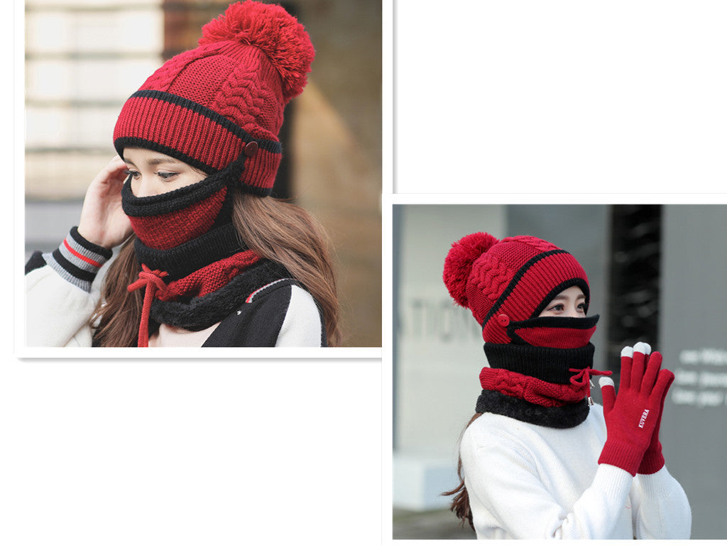 Plush Velvet Bib Mask - Soft, Comfortable, and Protective Hats & Caps | Ectron Online