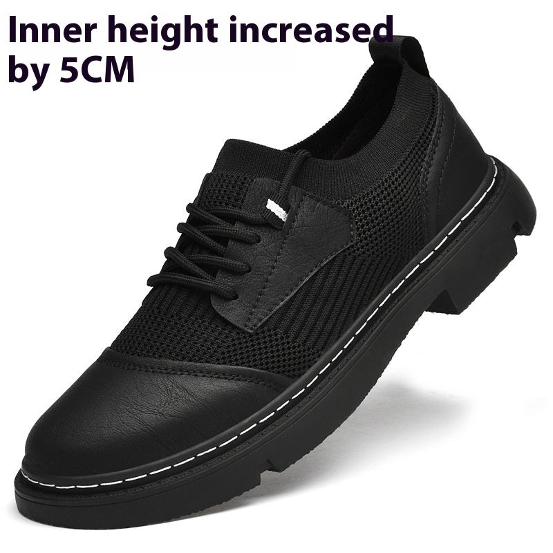 Casual Flying Woven Leather Shoes – Lightweight & Breathable Casual Flying Woven Leather Shoes | Ectron Online