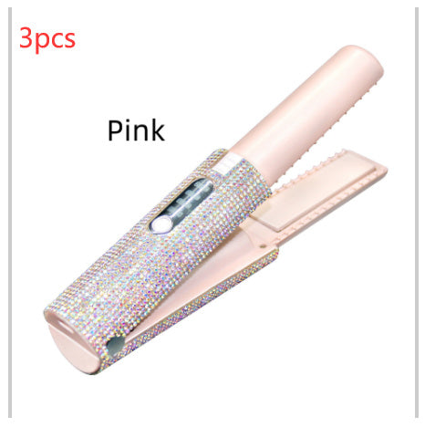 2-in-1 Electric USB Hair Straightening Brush & Curler 2-In-1 Electric USB Hair Straightening B | Ectron Online