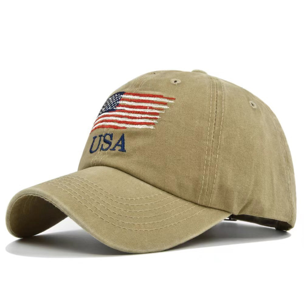 Washed Distressed Letters Baseball Cap – Vintage Cotton Hat Washed Distressed Letters Baseball Peake | Ectron Online