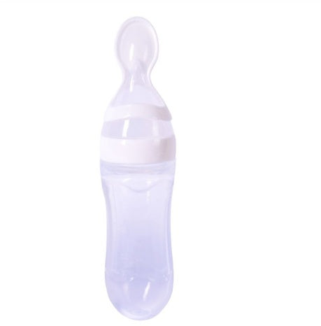 Silicone Baby Spoon Bottle Feeder