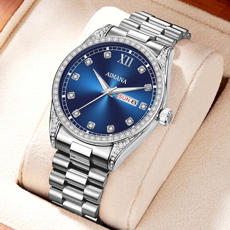 Diamond Disc Quartz Watch for Women Log Series Diamond Disc Quartz Women's W | Ectron Online