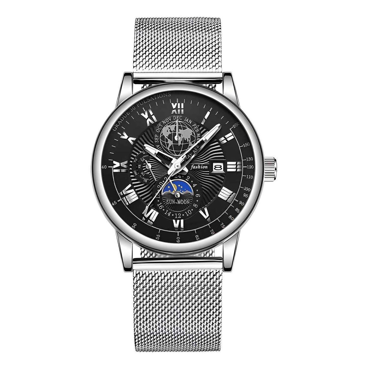 Men's Luminous Quartz Watch Men's Watch Non-mechanical Luminous Cale | Ectron Online
