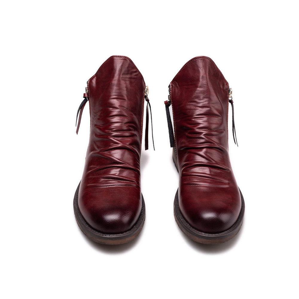 Double Side Zipper Non-Slip Men’s Boots | Easy Wear & Safe Grip Double side zipper non-slip men's boots | Ectron Online