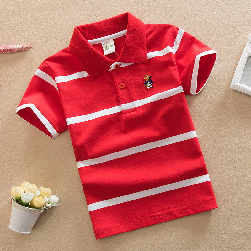 College Style Boys' Polo Shirt | Short Sleeve T-shirt College Style Boys Polo Short Seeve T-sh | Ectron Online