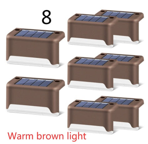 New Upgrade Waterproof LED Solar Fence Lamp Solar Deck Lights Solar Step Light Outdoor For Patio Stairs Garden Pathway Step Yard New Upgrade Waterproof LED Solar Fence L | Ectron Online