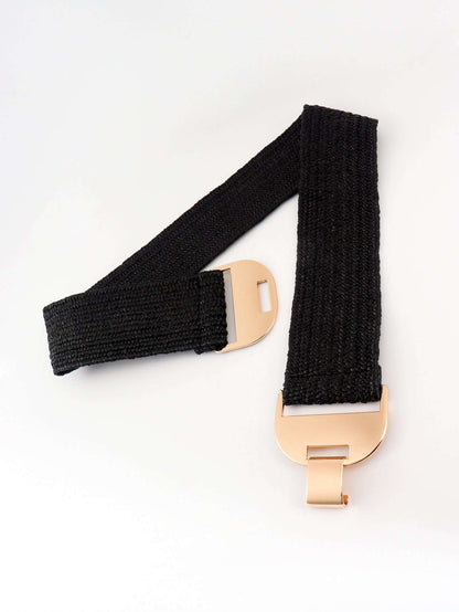 Alloy Buckle Elastic Belt