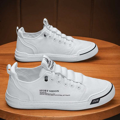 Men’s Canvas Breathable Sneakers – Sports & Leisure Cloth Shoes Men's Canvas Shoes Breathable Sneakers S | Ectron Online