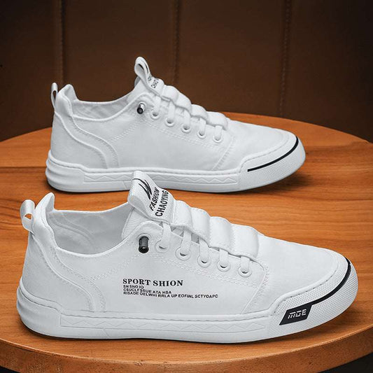 Men’s Canvas Breathable Sneakers – Sports & Leisure Cloth Shoes

