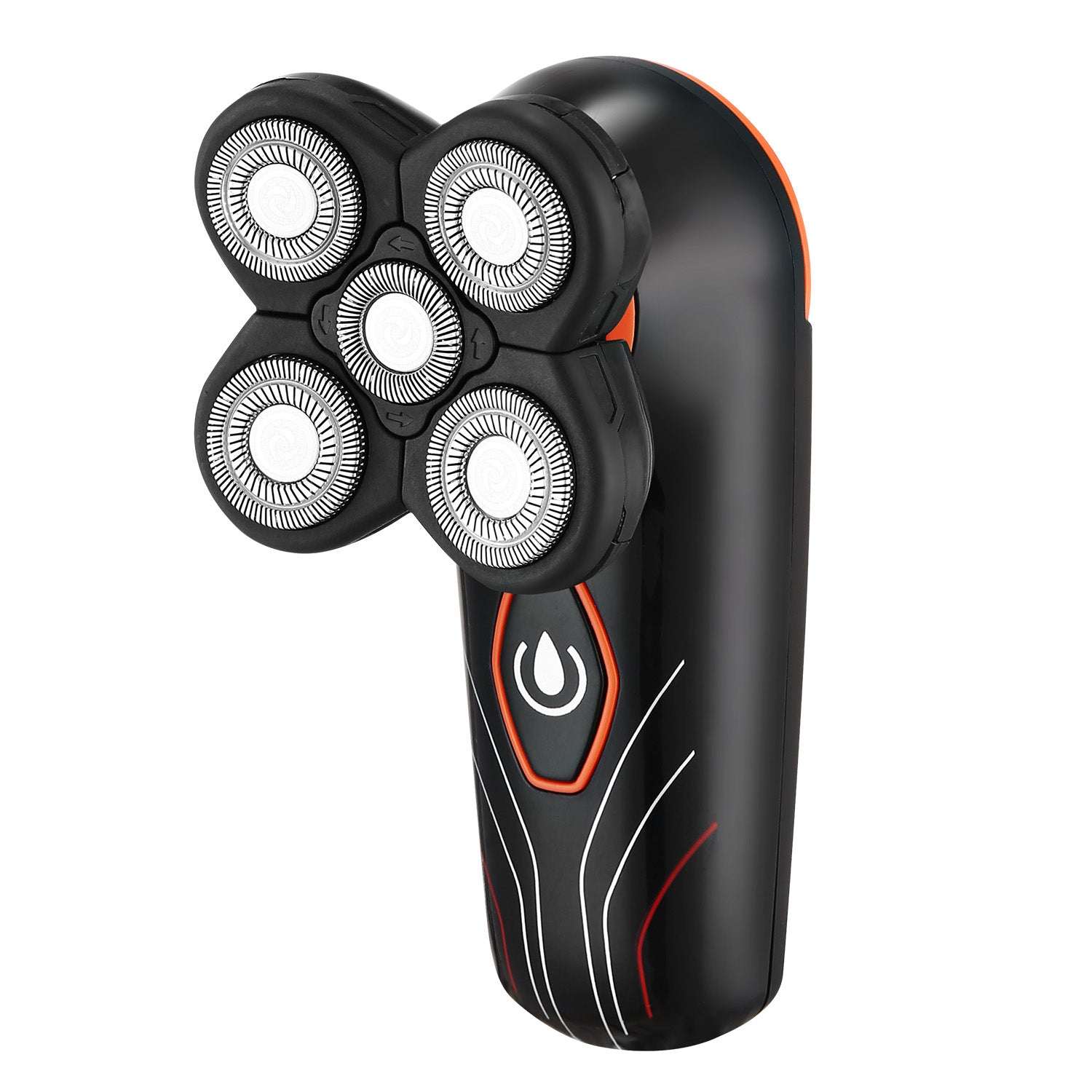 4D 5-Head Electric Shaver - IPX7 Waterproof Wet & Dry Rotary Razor 4D Electric Shavers Razor IPX7 Waterproo | Ectron Online