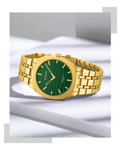 Men's Ultra-Thin Steel Watch Steel Watch Simple Calendar Large Dial U | Ectron Online