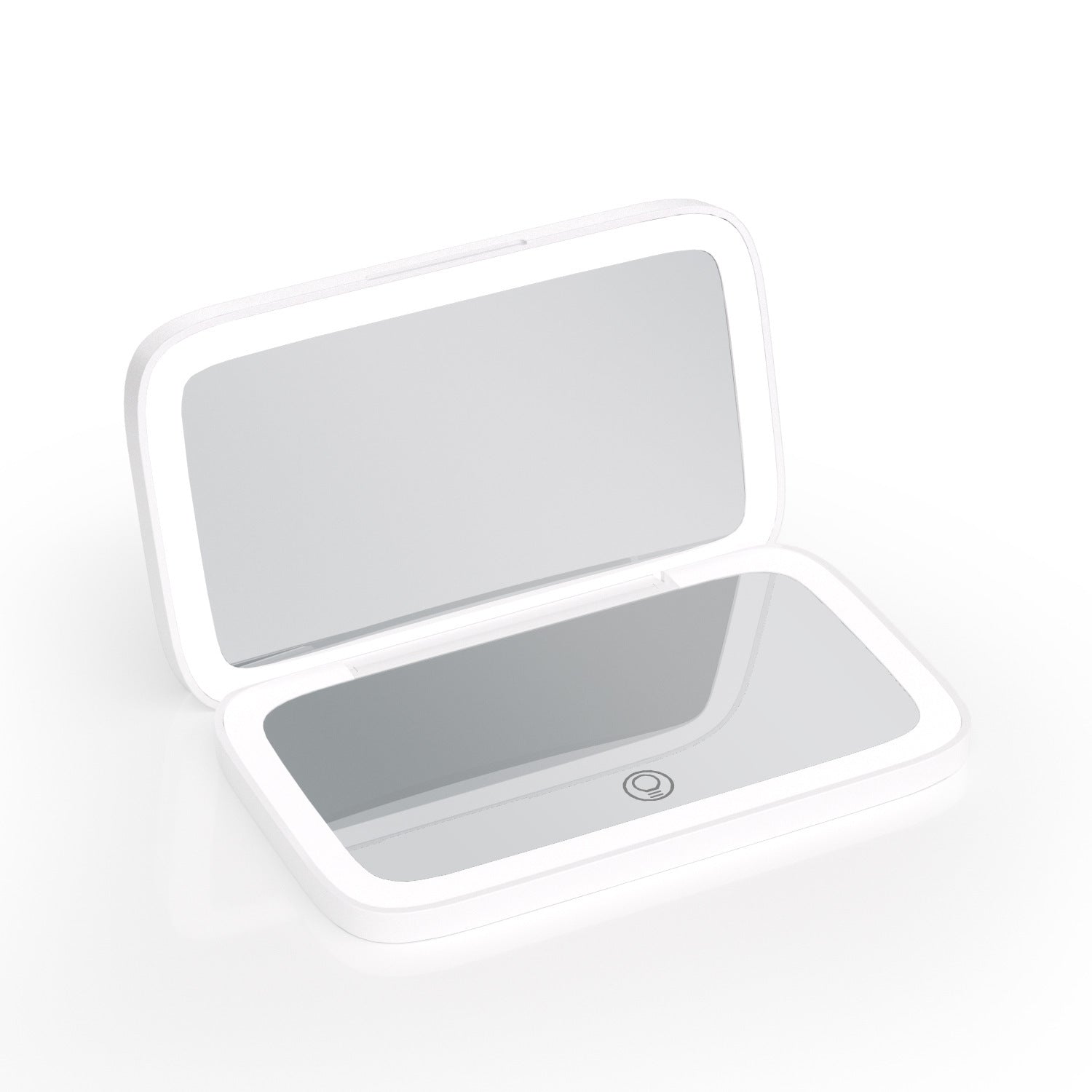 Portable LED Makeup Mirror – Double-Sided with Light & Luminous Portable Led Make-up Mirror Luminous Mir | Ectron Online