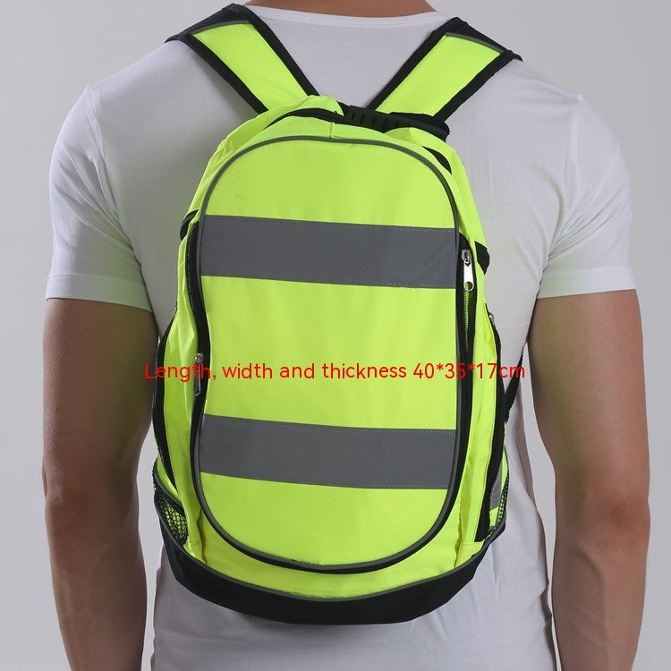 Double Shoulder Night Reflective Backpack, Fashion Outdoor