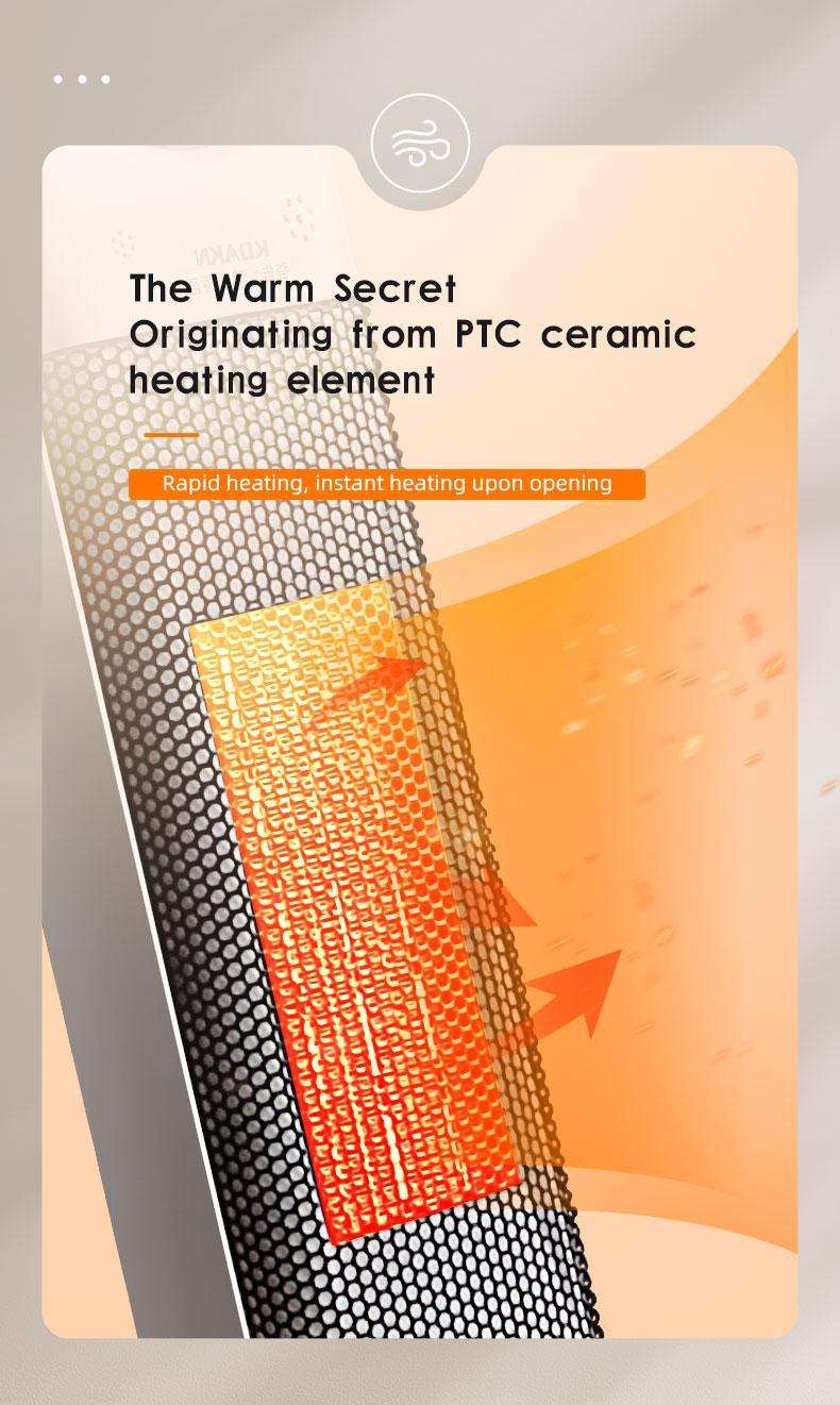 2000W 6-Speed Adjustable Indoor Heater