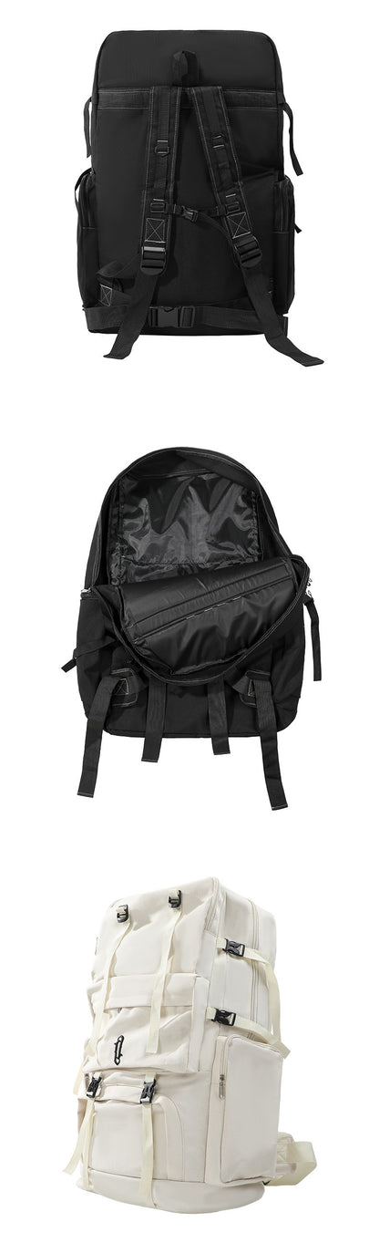 Casual Large Capacity Canvas Backpack Men's Traveling Bag