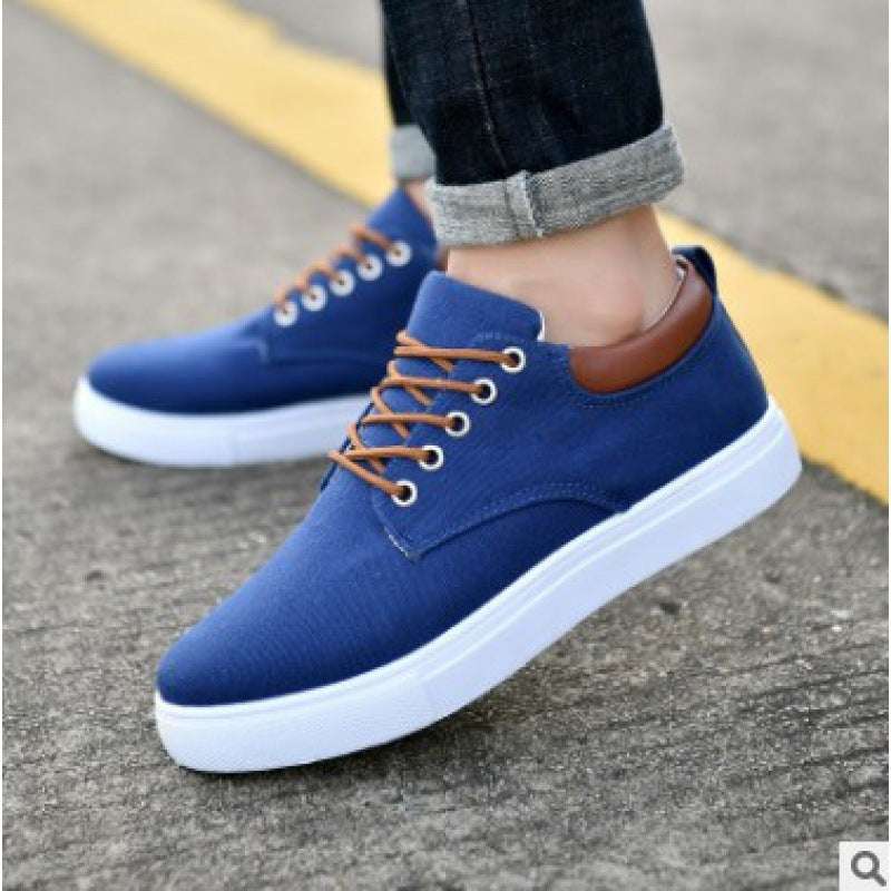 Korean Breathable Men’s Casual Canvas Sport Sneakers Korean Breathable Men's Casual Canvas Sp | Ectron Online