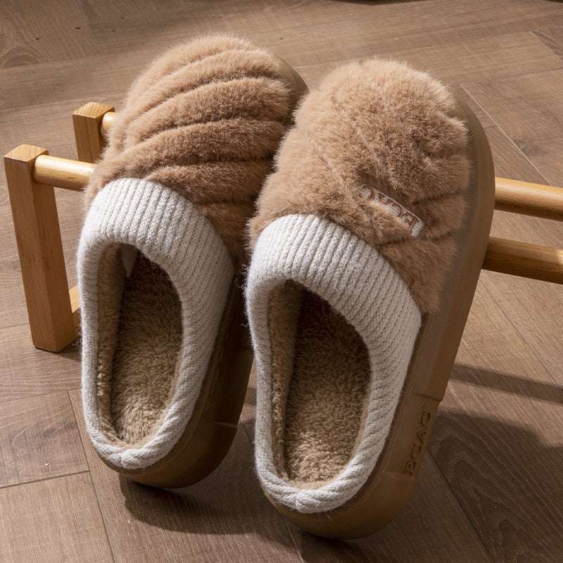 Women's Cotton Slippers Indoor Non-slip Thick-soled Cotton Slippers Cotton Slippers Women's Cotton Slippers Indoor Non-slip | Ectron Online