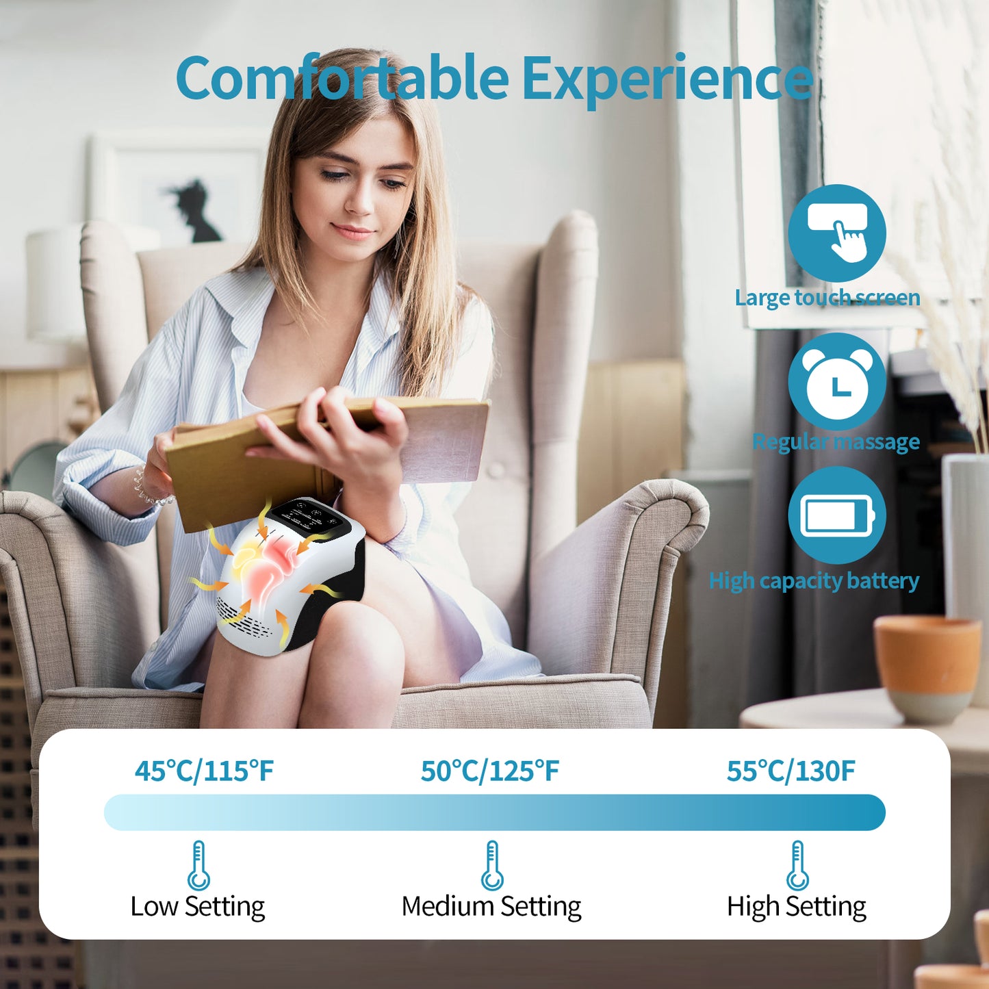 4-in-1 Intelligent Knee Massager Intelligent Home Use Electric Intelligen | Ectron Online