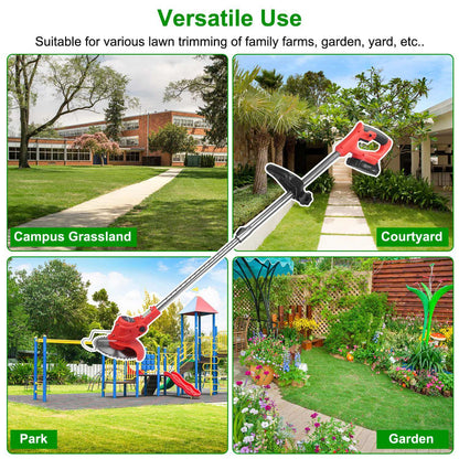 Adjustable Telescopic Weed Trimmer - Ergonomic Grass Trimmer