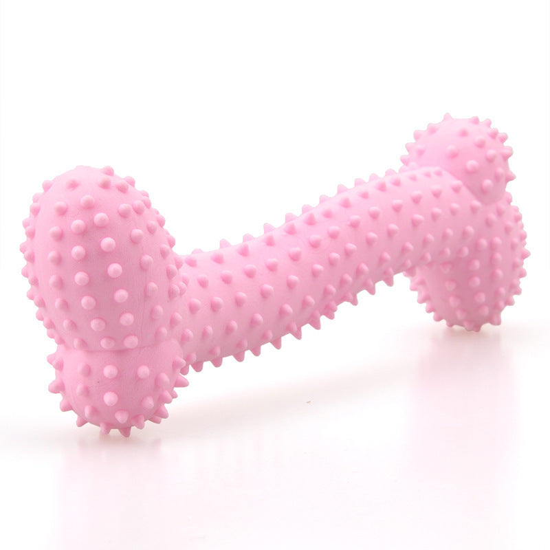 Dog TPR Milk Flavor Prickly Bone Teething Toy Dog TPR Milk Flavor Prickly Bone Shaped | Ectron Online