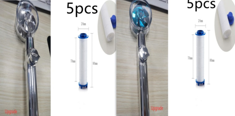 Turbo Propeller Shower Head with Water Saving & High Pressure Flow New Turbo Propeller Shower Head Water | Ectron Online
