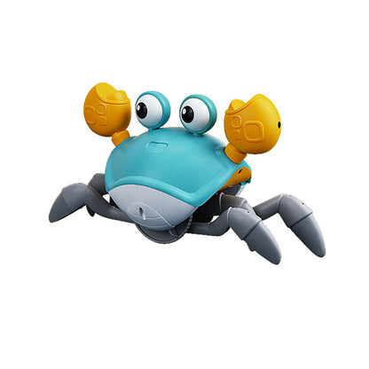 Baby Automatic Induction Escape Electric Induction Crab Can't Catch Voice-Activated Crab Crawling Toy