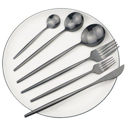 Stainless Steel Knife, Fork And Spoon Steak Knife And Fork Set