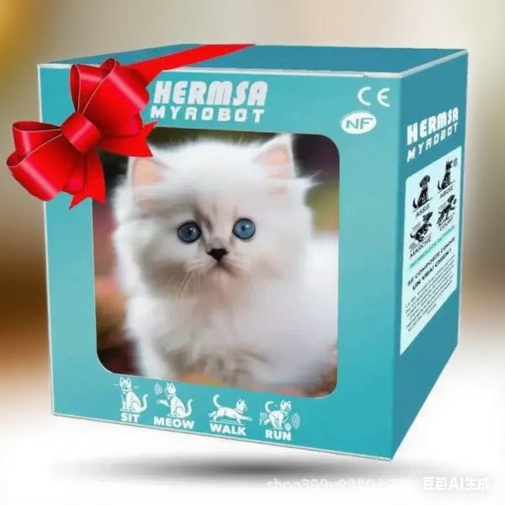 Robot Puppy Short Plush Doll