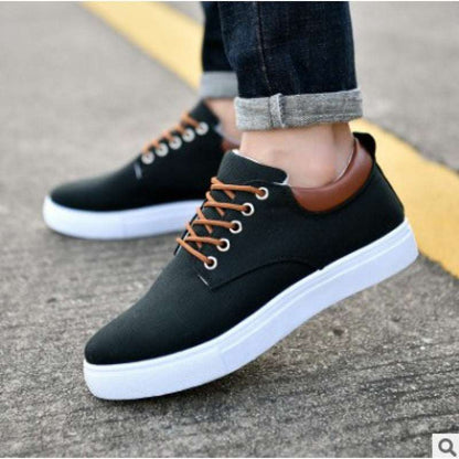 Korean Breathable Men’s Casual Canvas Sport Sneakers Korean Breathable Men's Casual Canvas Sp | Ectron Online