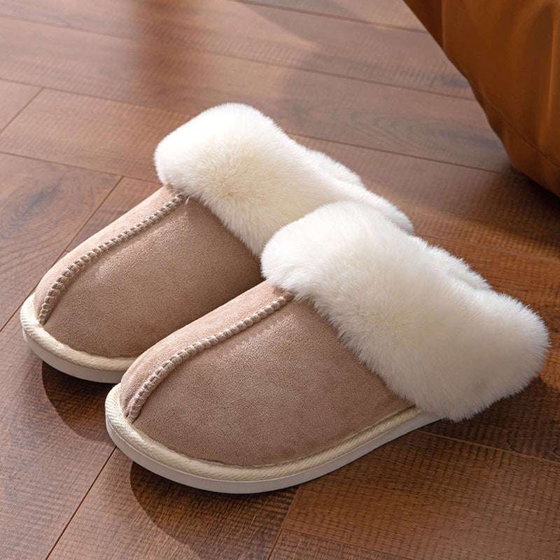 Fluffy Cotton Slippers – Warm Indoor Shoes for Autumn & Winter Fluffy Slippers Autumn Winter Home Indoo | Ectron Online