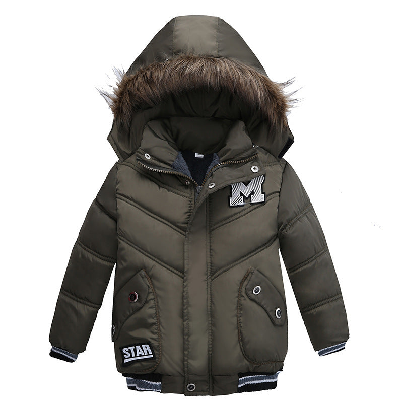 Boys' Cotton-Padded Jackets | Small & Medium Small And Medium-Sized Boys Cotton-Padde | Ectron Online