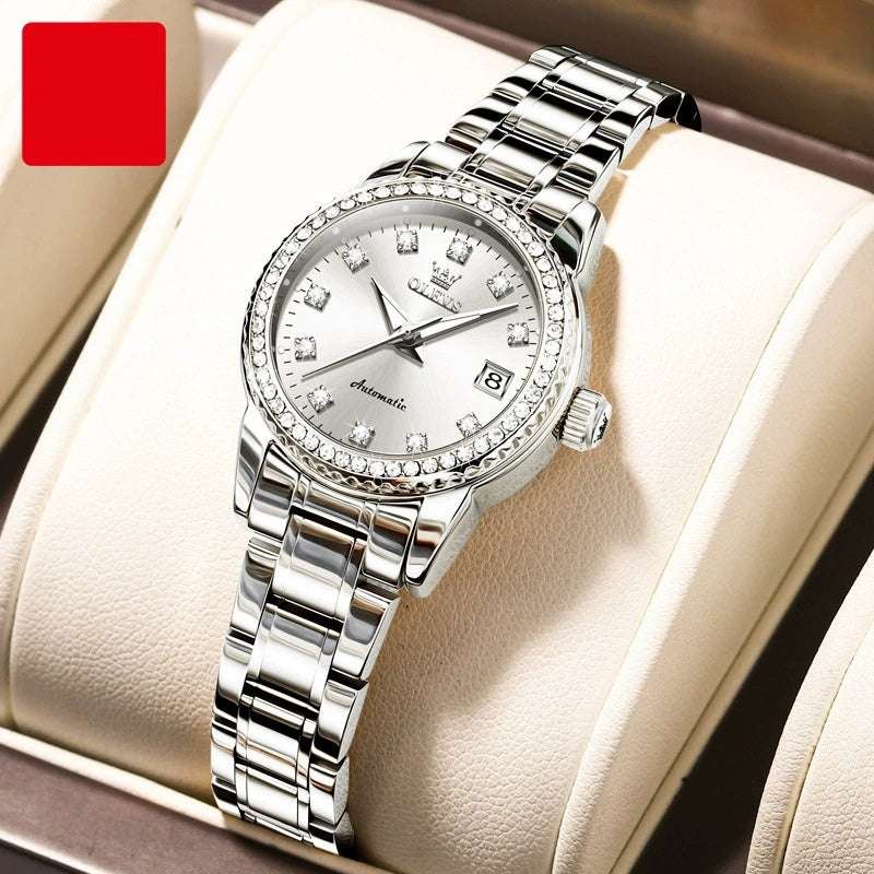 Women's Waterproof Casual Mechanical Watch Women's All-match Casual Waterproof Mech | Ectron Online