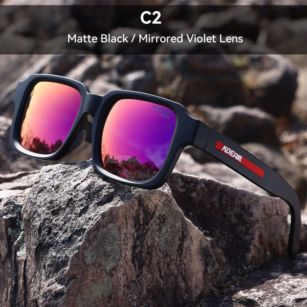 TR90 Polarized Square Sunglasses – UV400, Lightweight, Stylish TR90 Colorful Polarized Sunglasses Squar | Ectron Online