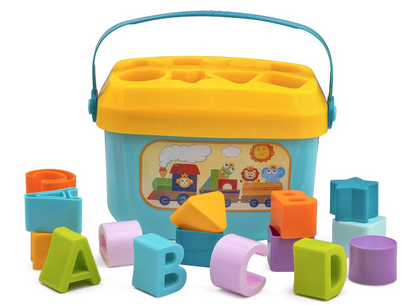 Children's early education letters, colors, cognition, shape matching, geometric building blocks, intelligence box, puzzle toys, portable storage