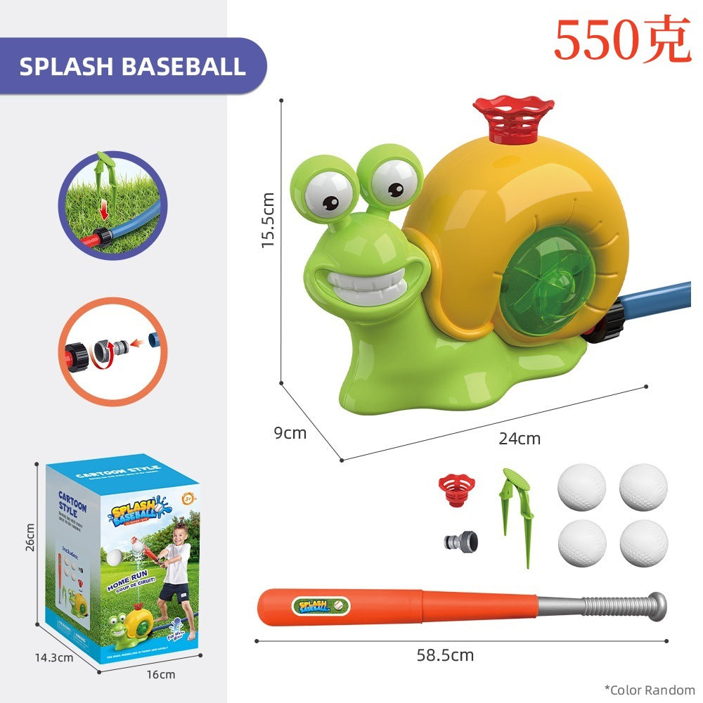 Snail Water Sprinkler  Water Sprinkler Baseball Toy