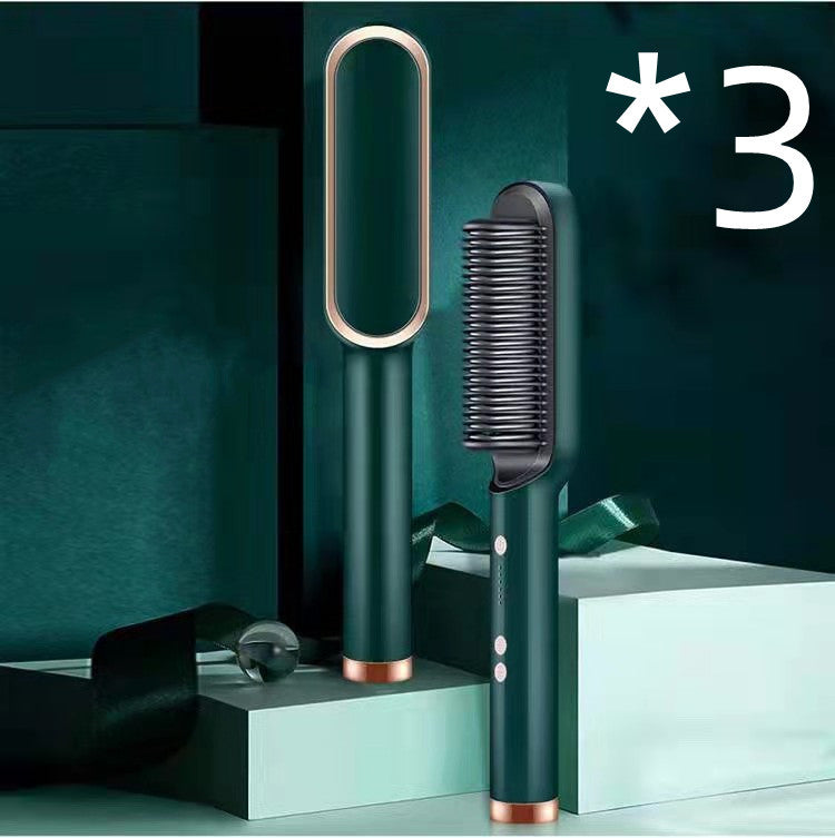 2-in-1 Hair Straightener Hot Comb with Negative Ion Curling Tong New 2 In 1 Hair Straightener Hot Comb Ne | Ectron Online