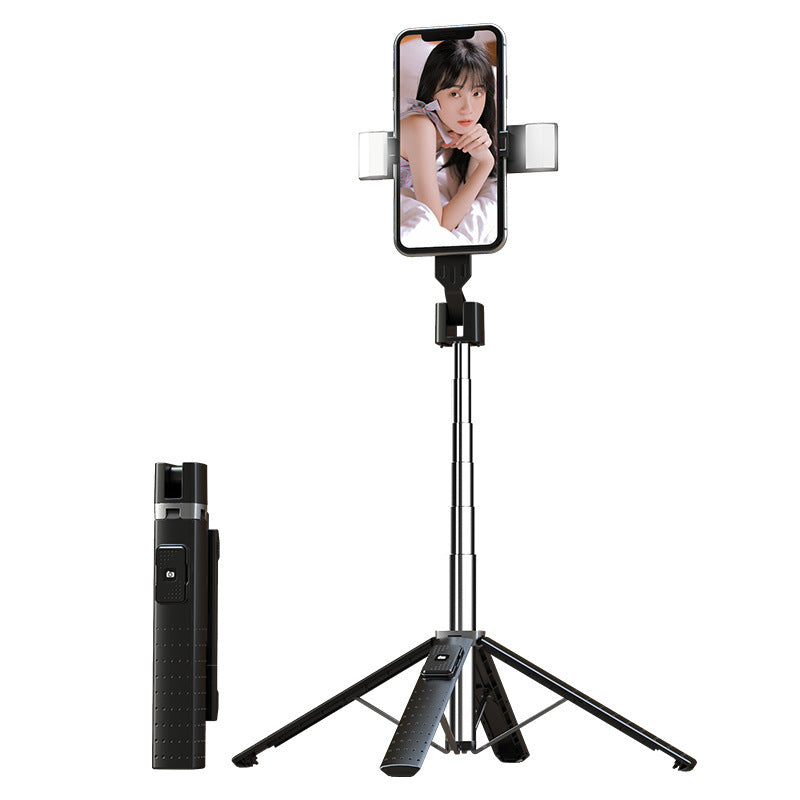 Quadrupod Double Fill Light Bluetooth Selfie Stick for Mobile Phones Quadrupod Double Fill Light Mobile Phone | Ectron Online