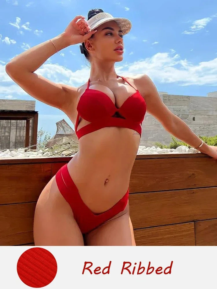 Bikini Backless Skinny New Swimwear Women Bikini Backless Skinny New Swimwear Wome | Ectron Online